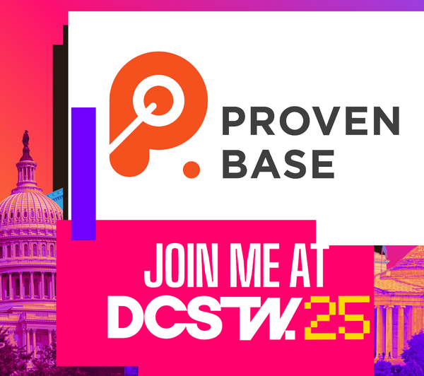 ProvenBase will be attending DC Startup and Tech Week on October 22nd