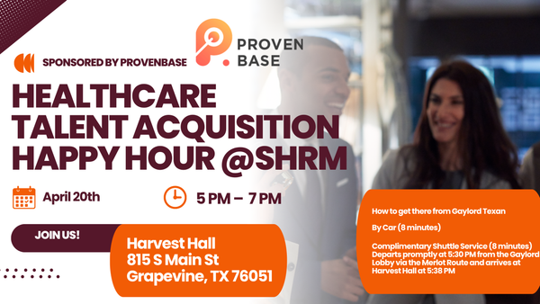 Healthcare Recruiting Happy Hour @SHRM