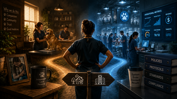 Corporate Veterinary Medicine Did Not Create Burnout. It Industrialized the Bargain.